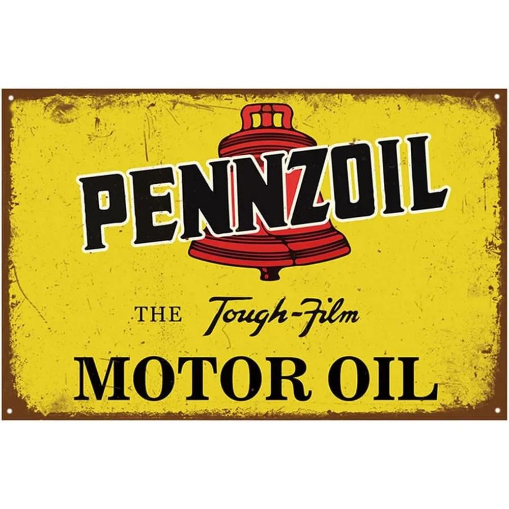 Винтажные металлические жестяные таблички Gulf Esso Agip Texaco Sinclair Mobile Табличка для мужской пещеры Моторное масло Гаражные наклейки на стену Газовый декор Табличка