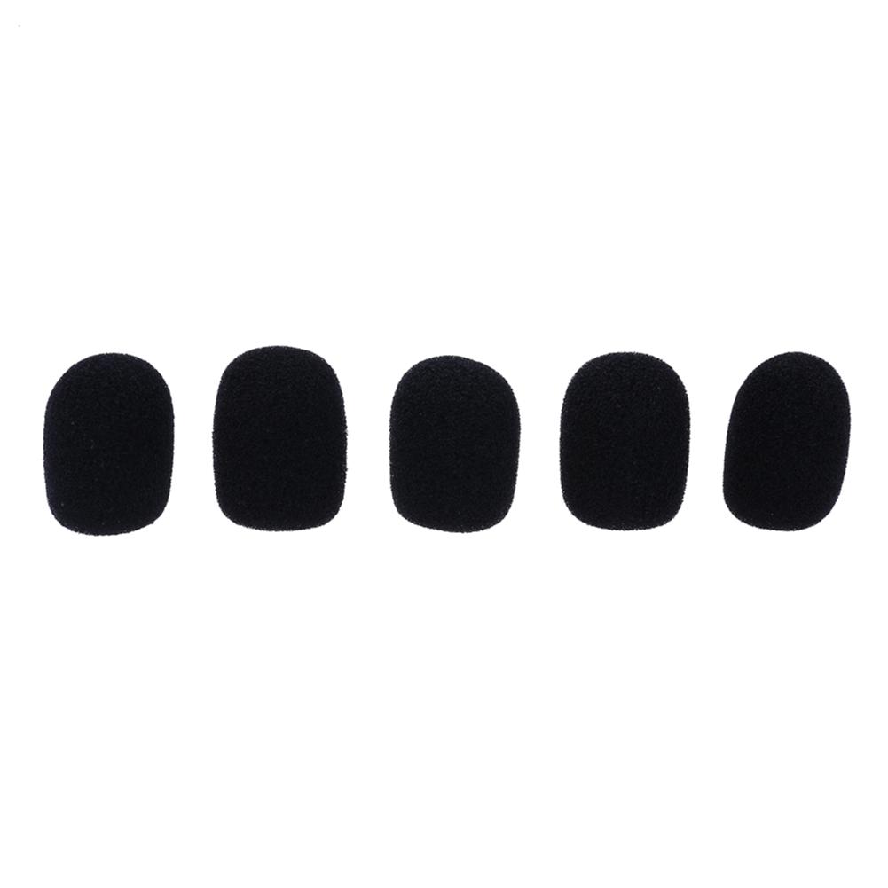 5 шт. мягкая эластичная губка для микрофона с воротником для гарнитуры