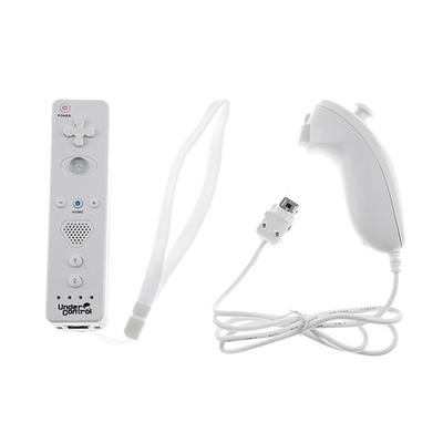 Игровой контроллер - Wii - Wiimote + Nunchuk - Беспроводной - Вибрация - Белый