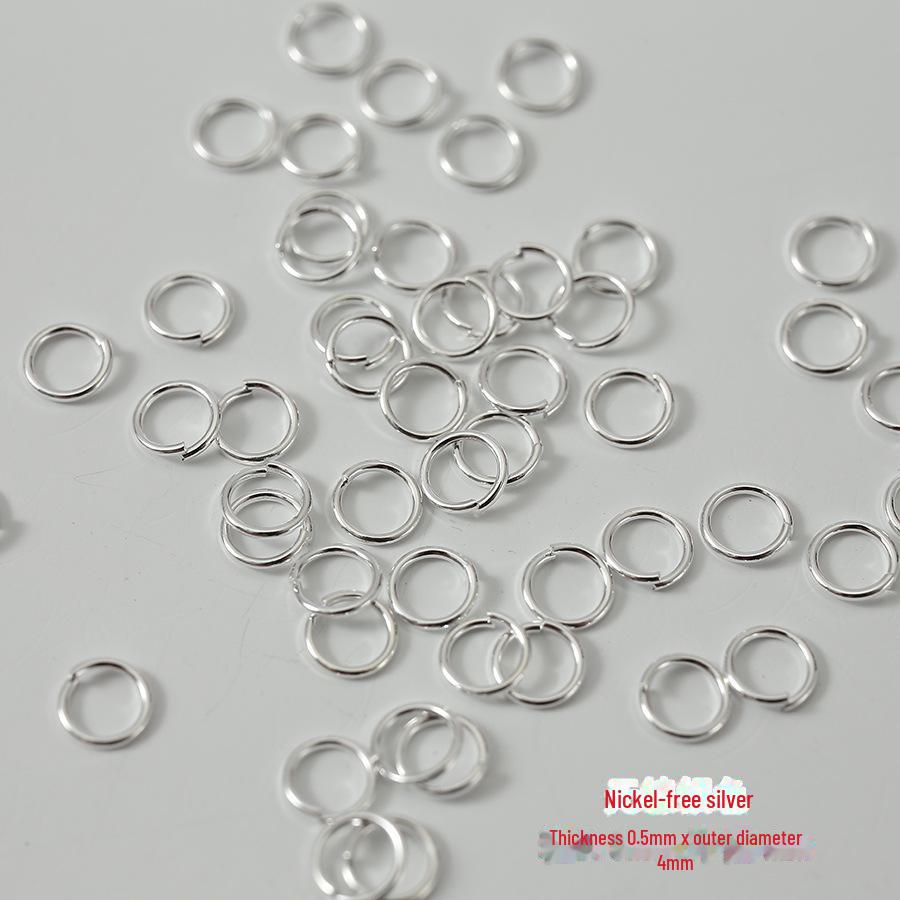 Безникелевые гальванизированные серебряные медные серьги-крючки 925 пробы в цвете KC Gold