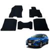 Fenice Car Floor Made in Japan Kicks Stays in Place Supplies Mats, (Nissan P15), Black, Non-Slip, (Automotive Specialist)