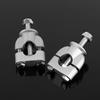 Handle Bar Riser, 1 Pair Silver 22mm Bike Handlebar Mount Mounting Clamp Risers Replacement for 200x Ct200 Handlebar ATV Motocycle Dirt Pit Bi
