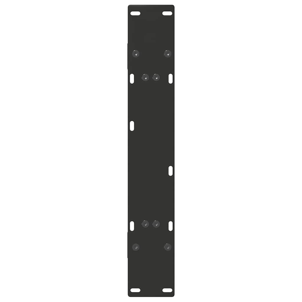 Vidaxl Nogi Do Stolika Kawowego, 2 Szt., Czarne, 80X(72-73) Cm, Stal