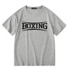 Summer New Fashion Fighting Training Boxing Print T-shirt Unisex Personalized Round Neck Loose Short Sleeved Top