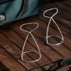 2pcs 6 Inch Fish Hook Remover Tool Stainless Steel Water Bottle Hanger  For Water Bottle
