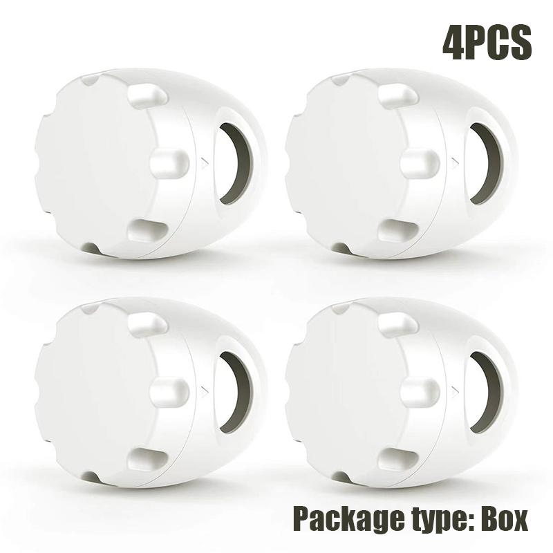 2/4 шт. защитная крышка дверной ручки детская защитная крышка дверной ручки с резьбой многоразовая защита для дома детская