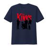 The Kinks Band Print T Shirt Rock Music Fans Casual vintage Washed Unisex Slightly Stretched Versatile homme Stylish
