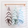 Cozy Shower Towel Strong Water Absorption Dry Body Hanging Face Towel with Wide Warp Knitting Strip Home Accessories