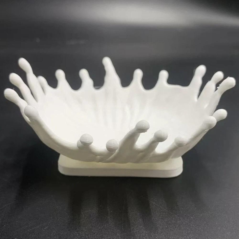 3D Printed Jewelry Storage Tray Modern Jewelry Display Plate Entryway Keys Tray Office Desk