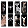 Черный чехол из ТПУ для Xiaomi Redmi 7A 8 8A 9 9A 9C Чехол Redmi Note 8T 8 Pro T Note 9 9S 9 Pro Чехол Сфинкс Кот