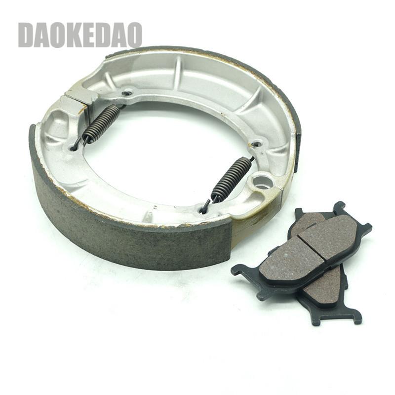 For Yamaha XVS650 XVS 650 Drag Star 1997-2004 Dragstar Classic 1993-2007 2004- Front Rear Brake Pads Shoe Set Kit