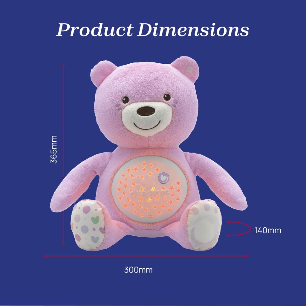 CHICCO Baby 00 008015 100 000 Медведь, Розовый,