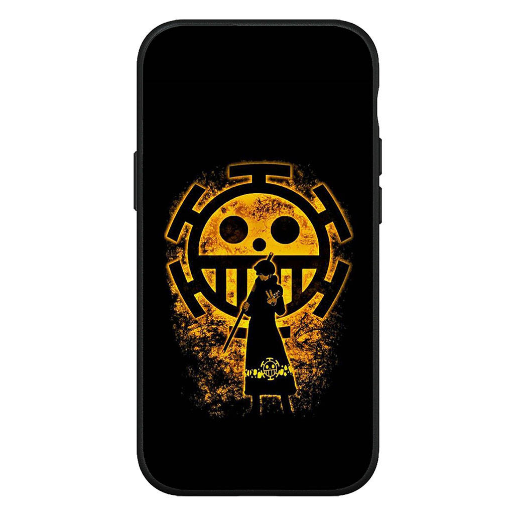 Чехол для iPhone 16 15 Xiaomi Redmi Note 14 13 12 11 Pro Max 16e Samsung Galaxy S25 S24 S23 Moto OPPO Huawei Trafalgar Law One Piece Luffy Phone Case
