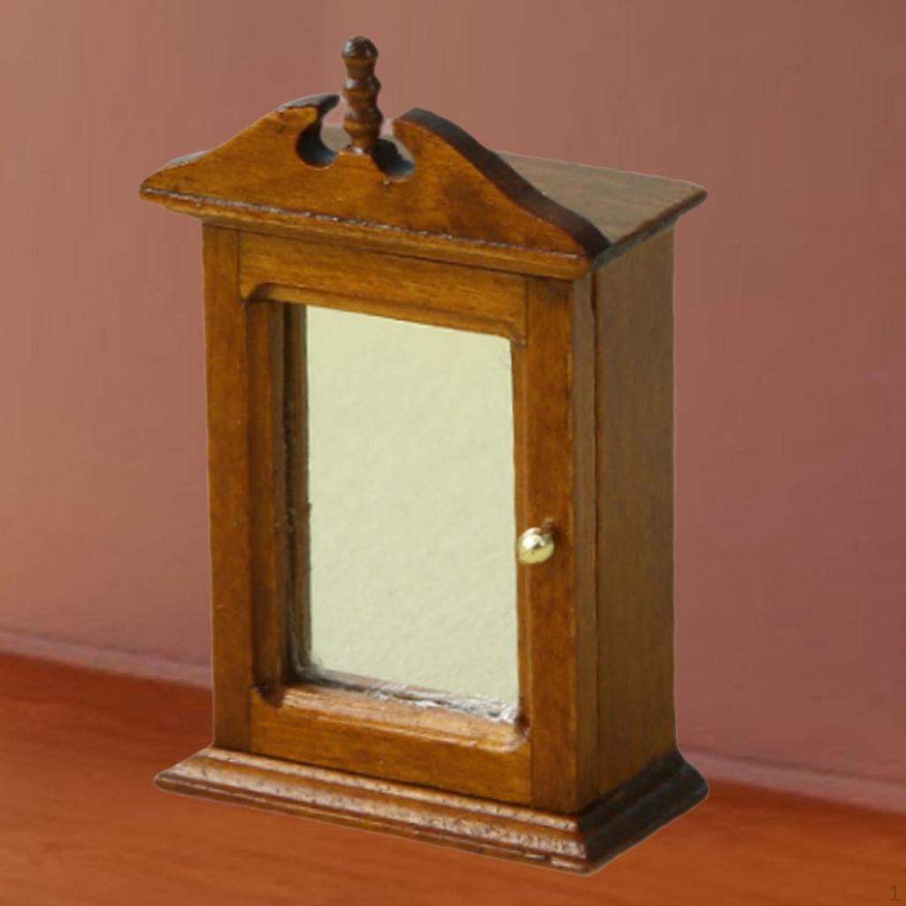 1/12 Кукольный Дом Гардеробная Мебель, Имитация Деревянного Орнамента, Мини Модель, Ролевые Игры,