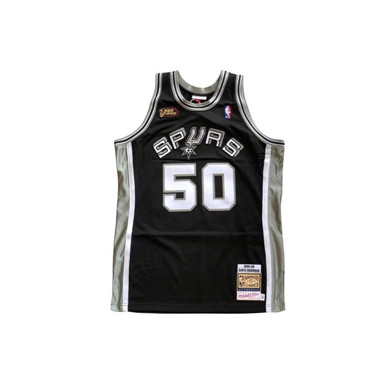 Mitchell & Ness x NBA San Antonio Spurs 1998-99 Jerseys 'David Robinson 50' Men's AJY4CP19170-SASBLCK98DRB