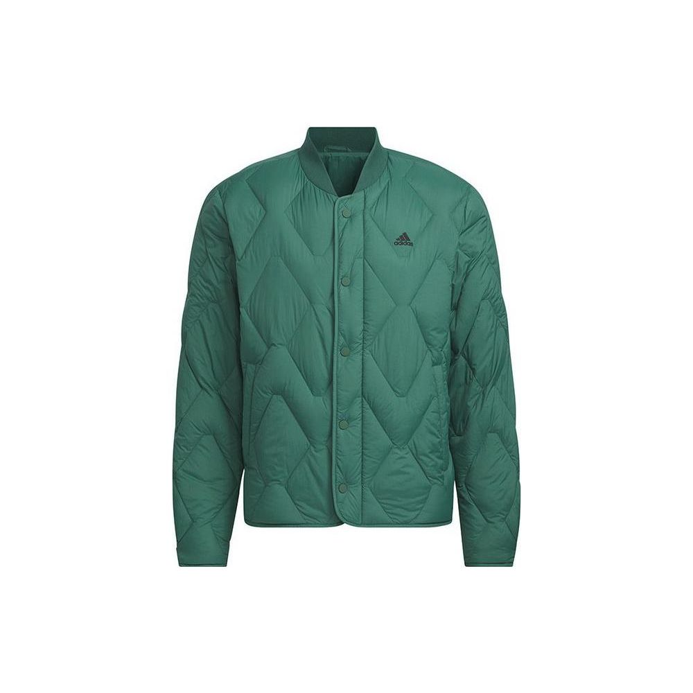 adidas 600 Fill Однотонная с логотипом Для улицы Теплая Спортивная Тренировочная Повседневная Пуховая куртка Унисекс Куртка Зеленая IW0777