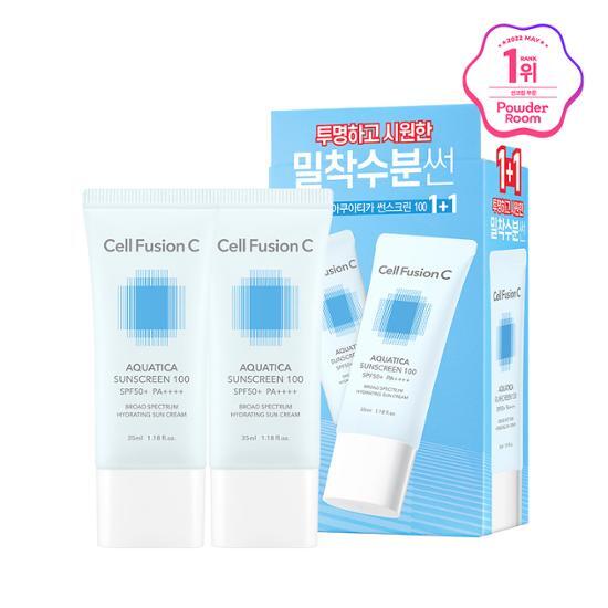 Солнцезащитный крем Cellfusion C Aquatica 35 мл 1+1 Специальный набор