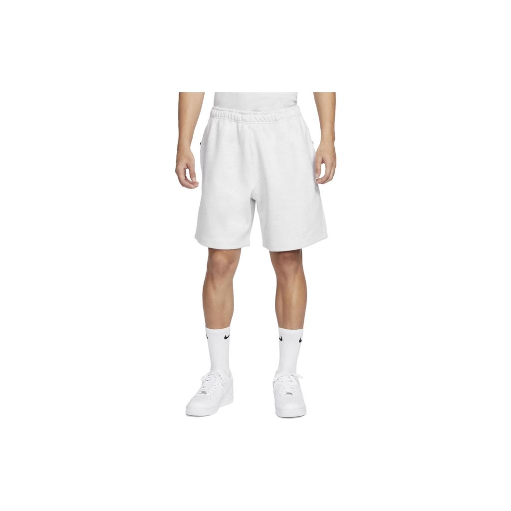 Nike Мужские спортивные шорты Solo Swoosh с однотонным логотипом и эластичной талией, белые DV3055-051