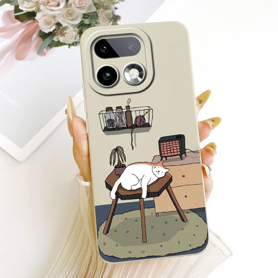 Чехол для телефона Realme 16 Pro Plus RMX5131 Чехол для Realme 16 Pro+ Силиконовый Роскошный Модный Милый Мультяшный Расписной Корпус