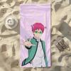 D-Disastrous-S Life of Saiki K Towel For Swim Yoga Gym Quick Drying Soft and skin-friendly Beach Towels All-Season