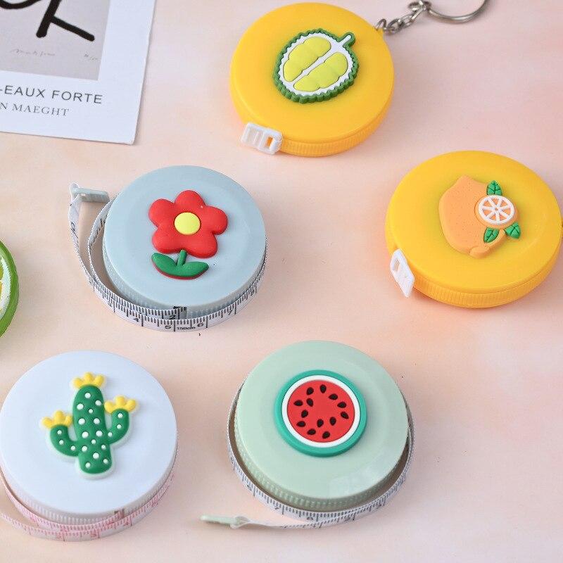 Portable Measurement Bust Waist Circumference Soft Ruler Multifunctional Cartoon Mini Tape Measure Clothes Ruler Sewing Tools