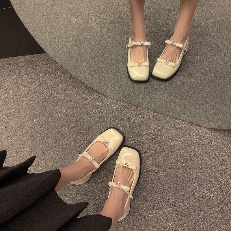 Fashion Hot Selling 2025 New Spring Autumn French Style Women Shoe Fashion Butterfly-knot Shoes Casual Low Heel Dress Street Style Shoes