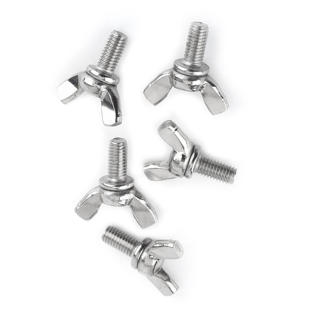 5 шт. в упаковке 304 нержавеющая сталь винты-бабочки болты машинный крепеж(М5 * 10мм)