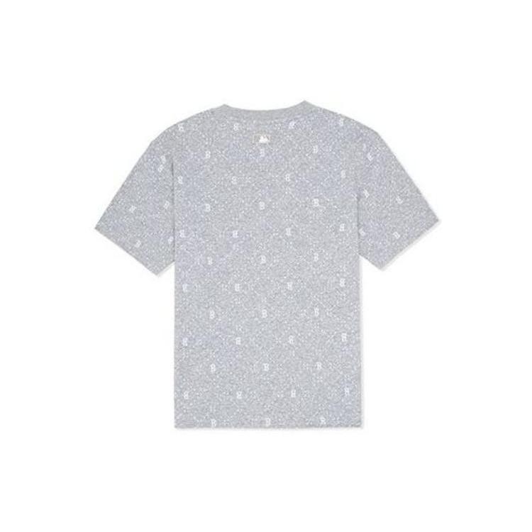 New MLB T Shirt Unisex Heather Gray 3ATSM0533-43MGS