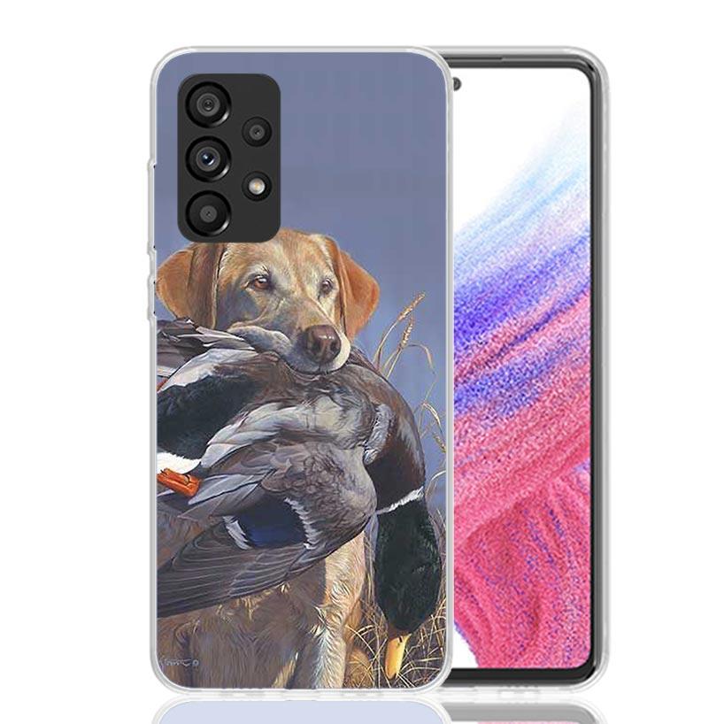 Hunter Dog Hunting Phone Case for Samsung Galaxy A17 A16 A15 A14 A13 A57 A56 A55 A54 A53 A37 A36 A35 A34 A33 A26 A25 A24 A23 Gal