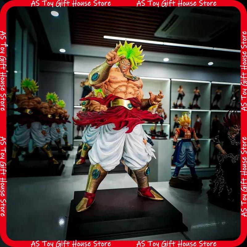 Статуя Броли Супер Сайян из Dragon Ball 50 см Фигурка Действия Модель Аниме Коллекционный Орнамент Для Домашней Коллекции Подарок