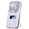 Multi-Functional Smart Fan: Foldable, High-Speed, Low-Noise, Long-Lasting Battery, Digital Display Handheld Fan.