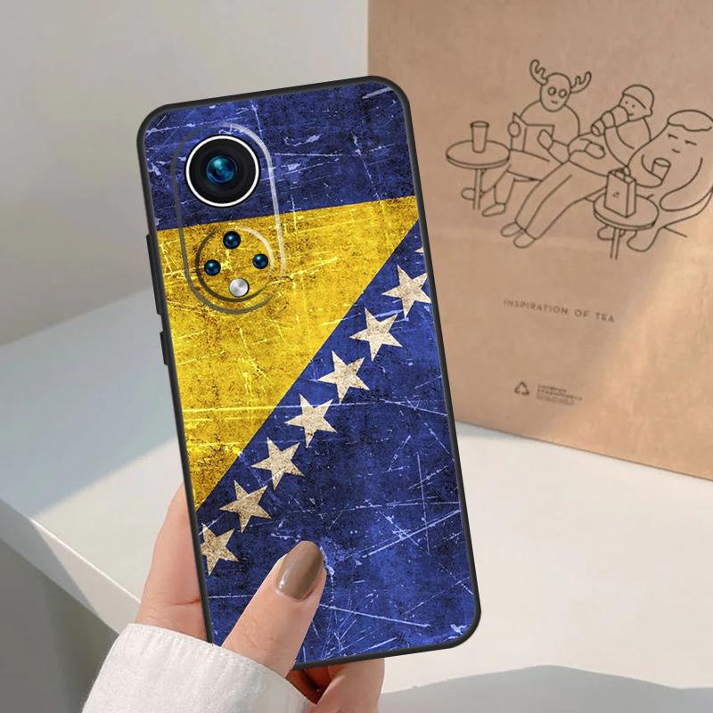 Чехол с флагом Боснии для Honor Magic 8 5 6 7 Pro Для Honor 400 200 Lite 50 70 90 X8c X8b X9a X9b X9c X9d Win