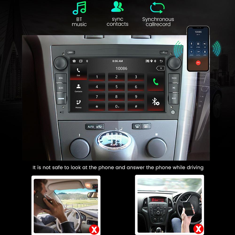 Car Radio Android For Opel Para Astra Meriva Vectra Antara Zafira Corsa 2 DIN Multimedia GPS 1+16GB