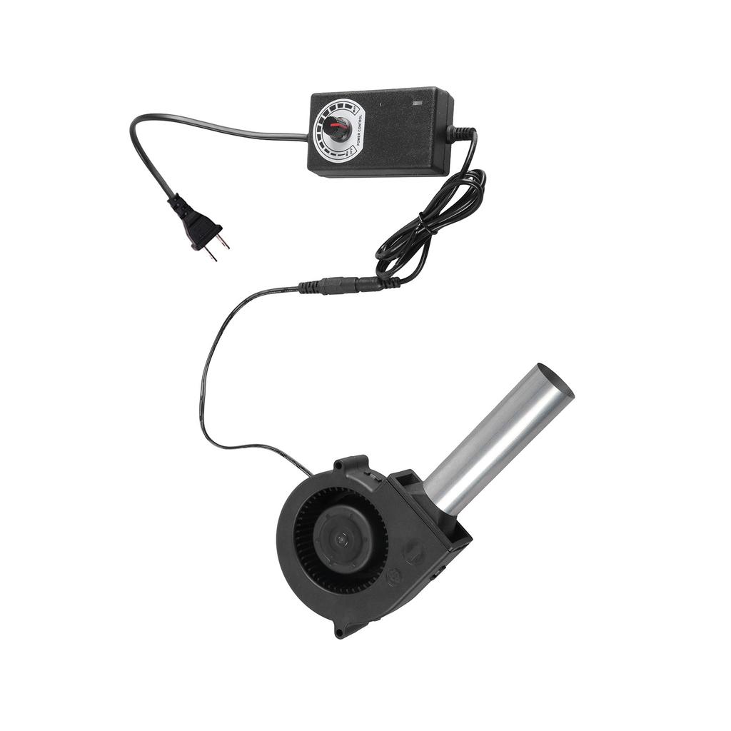 Электрический вентилятор для барбекю с регулируемой скоростью и гибким шлангом для розжига угля