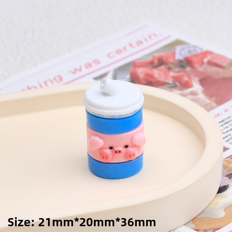 3D Pig Food Play Cream Glue Смола Украшения Брелок для DIY Ювелирные Изделия