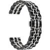 Band Compatible for Galaxy Watch 46mm / Galaxy 3 45mm, 22mm Solid Stainless Steel Metal Replacement Strap for Samsung Gear S3 Frontier/Classic/Moto