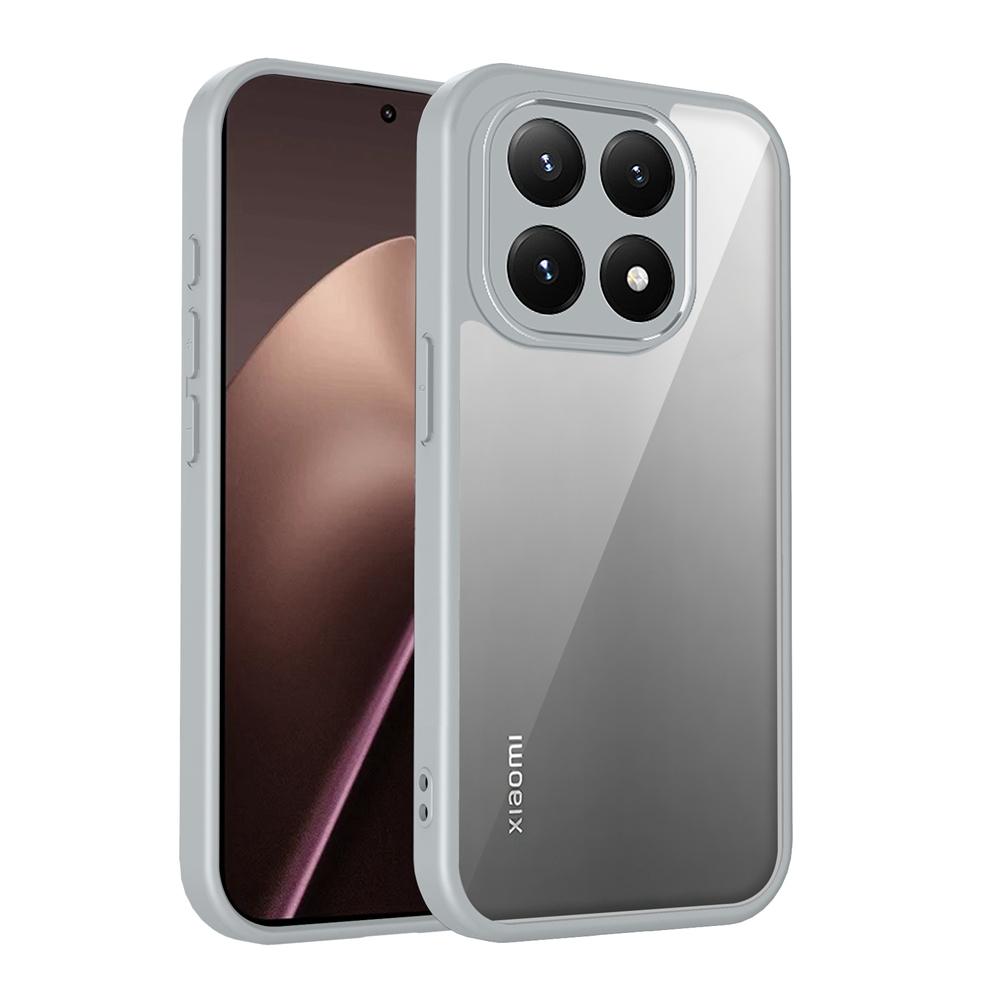 KEYSION Прозрачный чехол для телефона для Xiaomi 15T 15T Pro 5G Мягкий силикон+ПК Прозрачная противоударная задняя крышка для телефона для Xiaomi 15T Pro