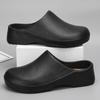 Fashion Men's Summer Slippers Non-slip Oil-resistant Chef Shoes Kitchen Shoes For Men Nurse Work Shoe Casual EVA Lightweight Soft Clogs