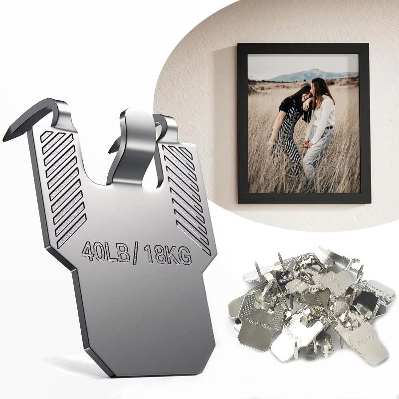 8/10/12/15/20/40Pcs Room Office Decor Tool Claw Drywall Picture Hanger Wall Hooks For Hanging Picture Mirror Photo Poster Kit