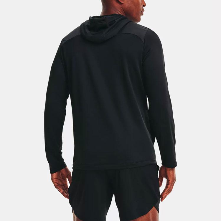 Under Armour Tech Graphic Logo Loose Fit Long Sleeve Hoodie Men Hoodie Black 1363663-001