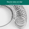 Adjustable Metal Finger Ring Sizer for Accurate Measurement
