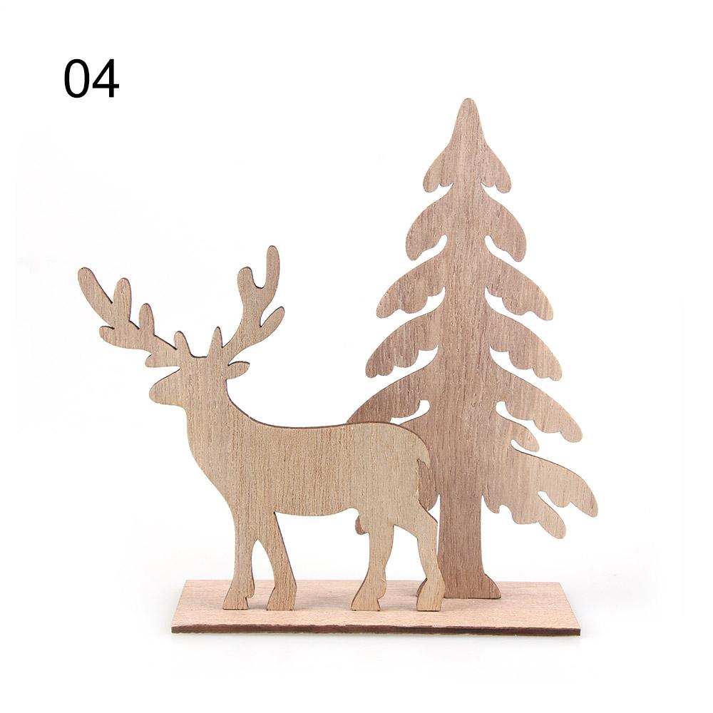 1 шт. Новые деревянные срезы, поделки на рождественскую елку с креативными деревянными звездами для рождественских украшений для домашней вечеринки