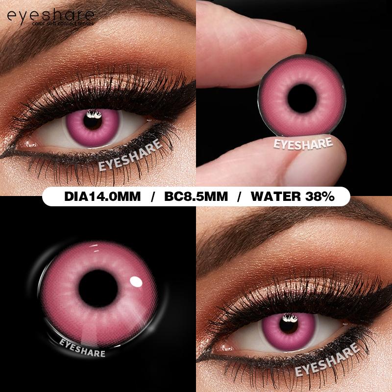 Eyeshare Цветные контактные линзы для Хэллоуина, аниме-аксессуары, линзы для косплея, линзы для глаз, годовые, 2 шт./пара