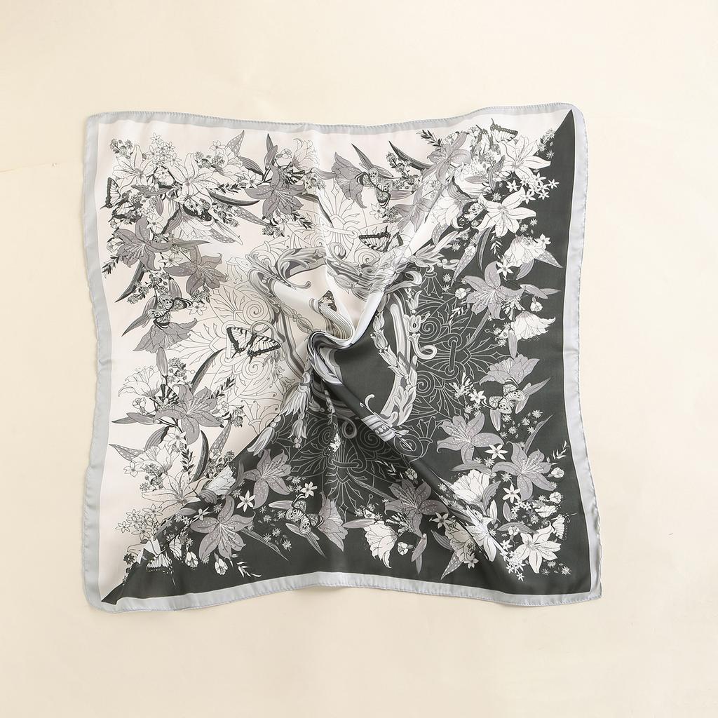 2024 New 70 CM Silk Shirt Decoration Small Square Scarf Fashionable And Versatile Commuting Scarf Neck Protection Scarf