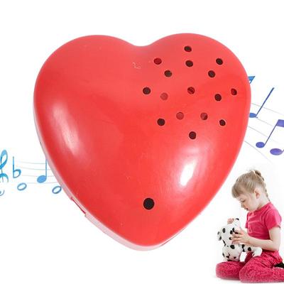 Диктофон в форме сердца, 30 секунд, модуль диктофона для плюшевых игрушек, мягкие животные, аксессуары для детских кукол