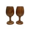 Set of 2 Handmade Wooden Wine or Beer Glasses, Beer Glass for Home