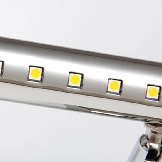 Зеркальный светильник настенный регулируемый угол теплый/белый свет высокая яркость светодиодный светильник для ванной комнаты для спальни