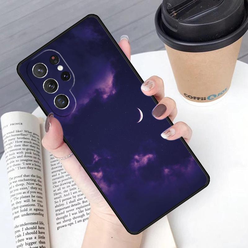 Чехол для телефона Луна Звезда Облако Ночь Для Samsung Galaxy S24 S25 Ultra S21 S22 Ultra S10E Note 10 Plus Note 20 FE S23