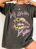 Унисекс Винтажная Хлопковая Футболка Оверсайз с Коротким Рукавом Rock Band Def Leppard Стиль Харадзюку Музыкальный Подарок для Унисекс