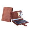 PU Leather Passport Cover Case Holder with ID Credit Card Slot Card Document Pocket Wallet for Travel Passport Sleeve